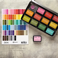 Ranger / Tim Holtz Distress Labels - Mini Ink Pad Label (White Text)